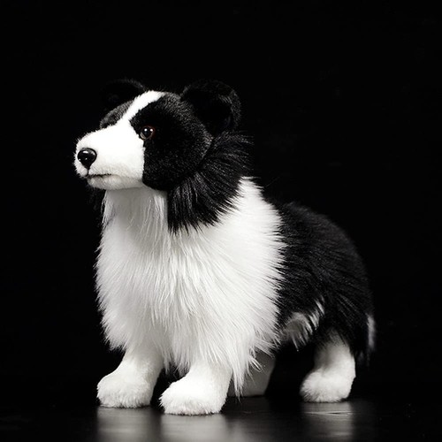 Simulation border collie - simulation, plush