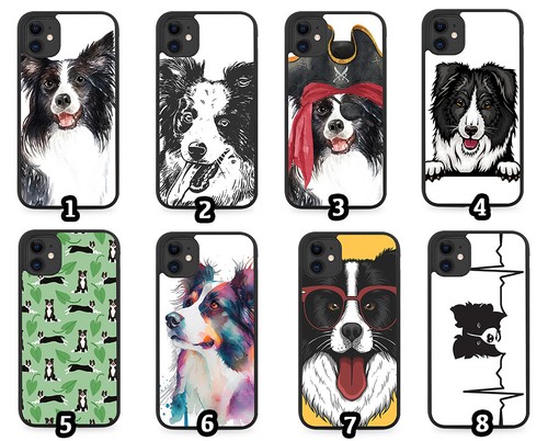 Border collie rubber - rubber, phone