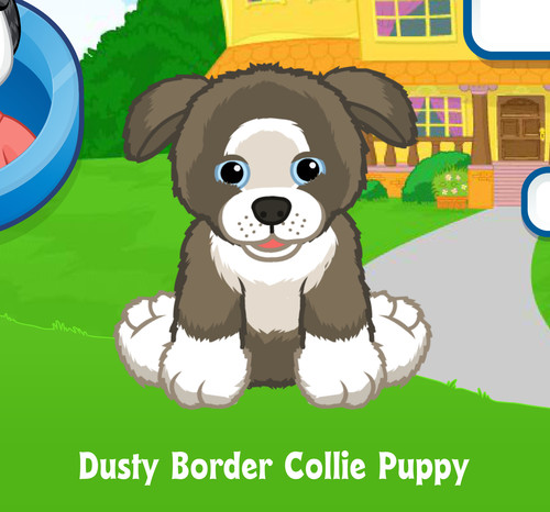 Webkinz dusty border collie - webkinz,