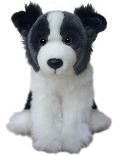 Border collie puppy plush - border,