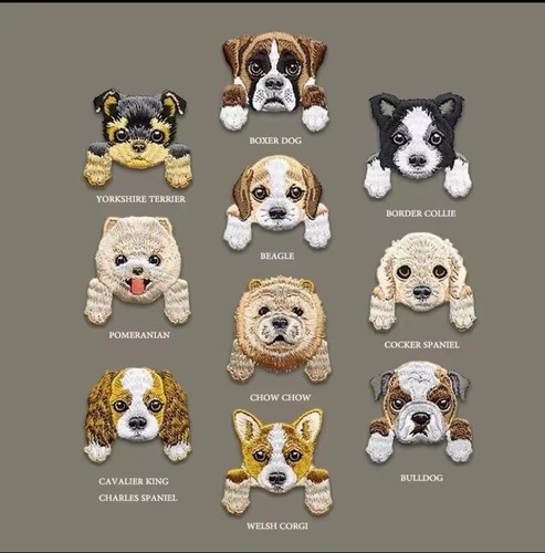 Dog puppy breed patch - dog,