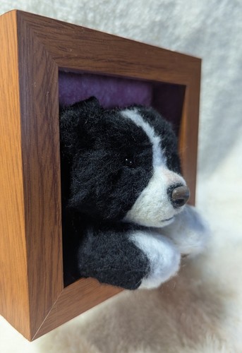 Handmade border collie - handmade, 3d